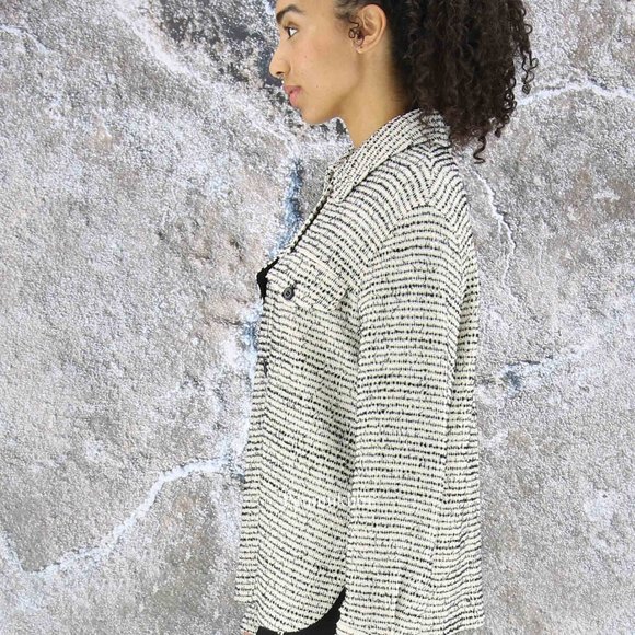 MARC CAIN: Blazer - cream/white/black - Picture 5 of 10